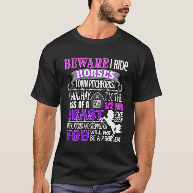Camisa De Cavalo Para Mulheres Sobresselentes De C (Frente)