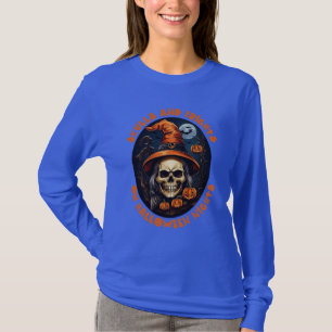 Camisa de Caveira Presentes de Halloween Hallo