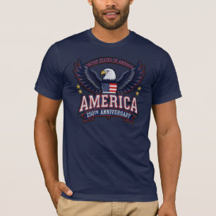 Camisa de Celebração do 250º Aniversário Americano