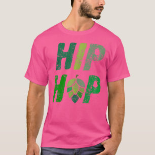 Camisa De Cerveja De Hip Hop Com Folha De Salto Pa