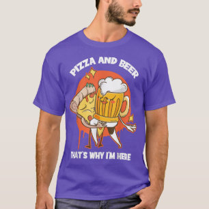 Camisa De Cerveja E Pizza