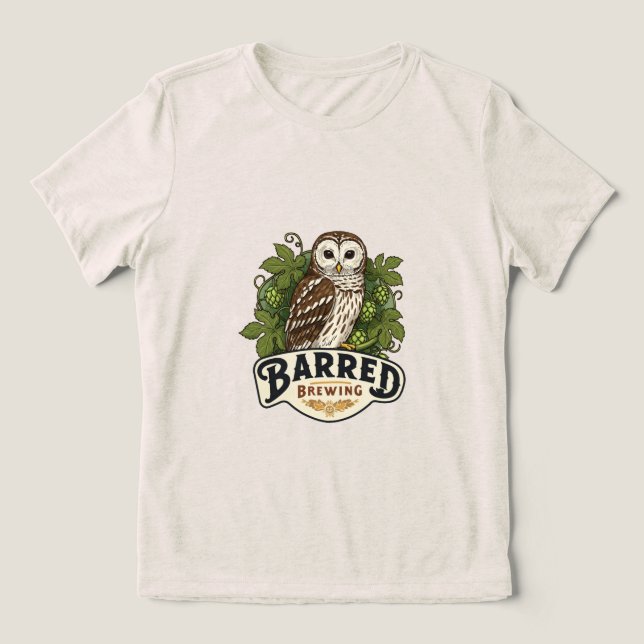 Camisa de Cervejaria Barrada (Design frontal)