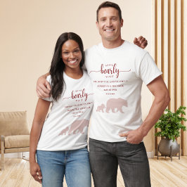 Camisa de Chá de fraldas Legal para Pais convidado