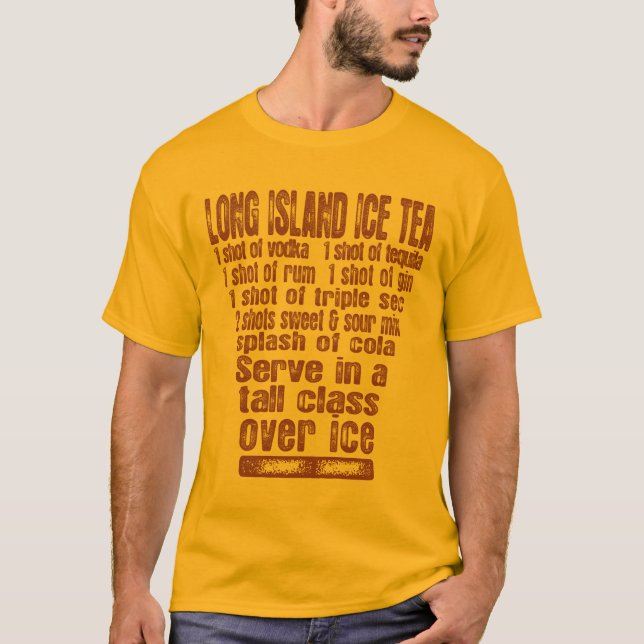 Camisa de chá de gelo de Long Island - escolha est (Frente)