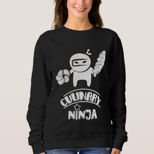 Camisa De Chef Cozinhar Ninja Culinária Para Homen