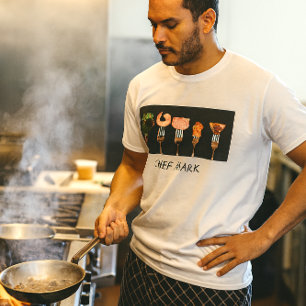 Camisa de chef do restaurante