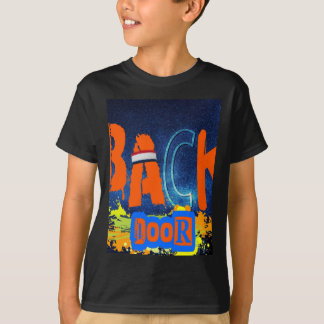 Camisa de chiffon com design “back Door Chemistry”