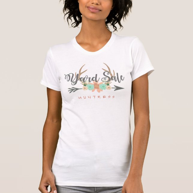 Camisa de Chifre de Veado Caçadora de Liquidação d (Frente)