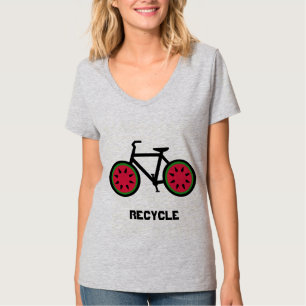 Camisa de ciclo do reciclar