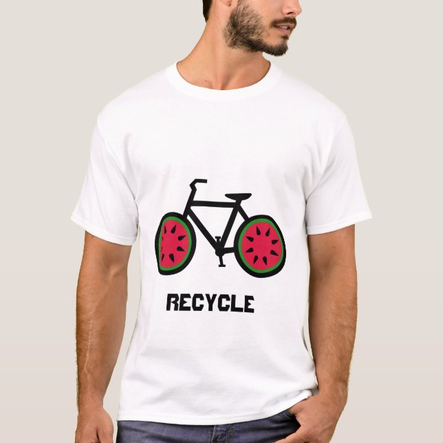Camisa de ciclo do reciclar (Frente)