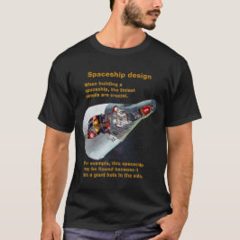 Camisa de ciência falsa - design de espaçonave