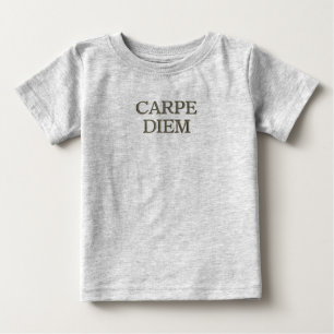 Camisa de cinza Carpe Diem