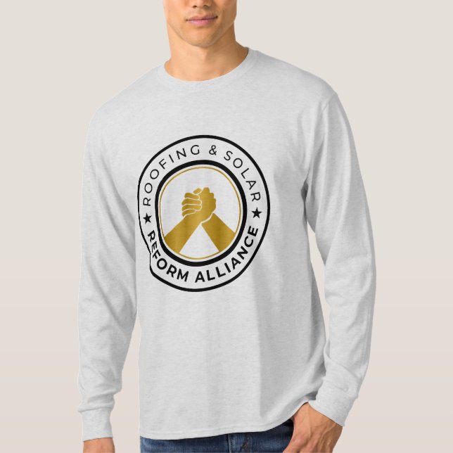 Camisa de Cinza Leve RSRA Longa (Frente)