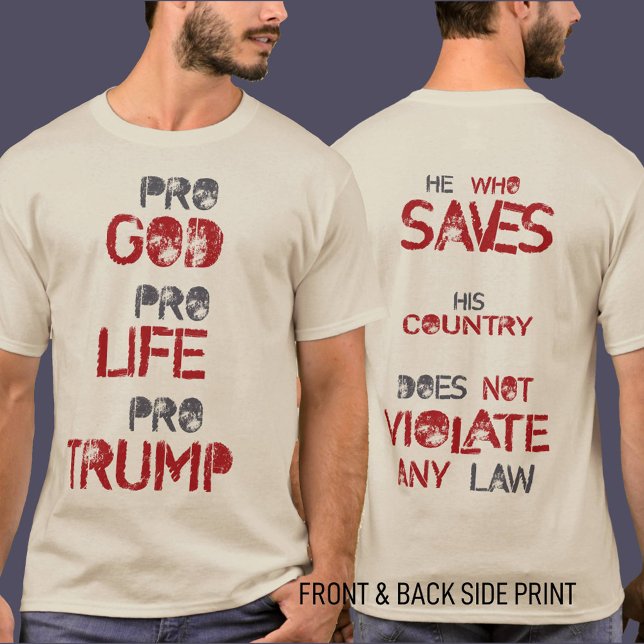 Camisa de citação de truncatura | Camisa Roupa con (Trump Quote Shirt | Conservative Apparel T-Shirt
He Who Saves His Country Does Not Violate Any Law)