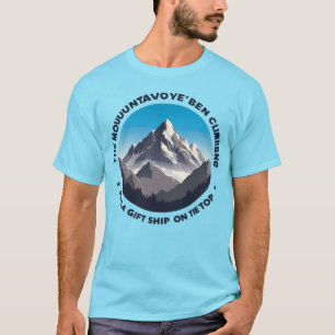 Camisa de Citação Inspiradora da Montanha - Humor 