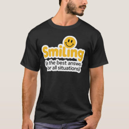 Camisa de citação sorridente - Víblias positivas