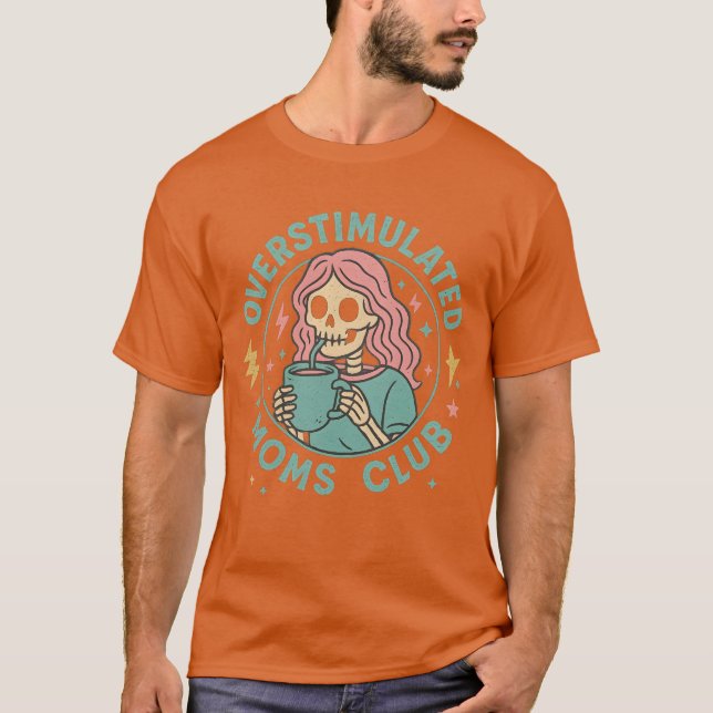 Camisa de clube de Mães com sobreposição (Frente)