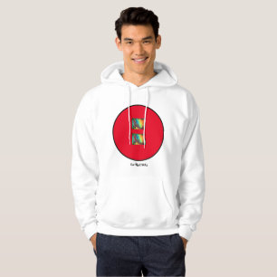 Camisa De Cobertura Básica "Fluxo Laranja/Vermelh