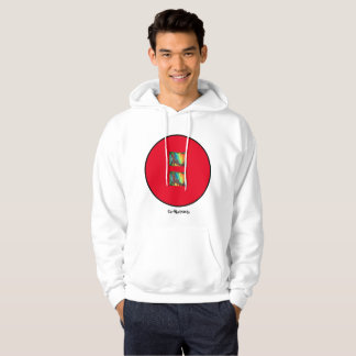 Camisa De Cobertura Básica "Fluxo Laranja/Vermelho