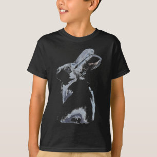 Camisa de Coelho Fofo Camisa de Páscoa Fofo Coelho