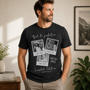 Camisa de Colagem de Fotos Personalizadas, Foto Re