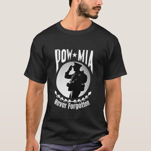 Camisa de colheita Pow Mia (Frente)