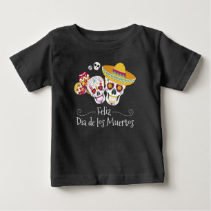Camisa de Colorido Diâmetro de Muertos Partido