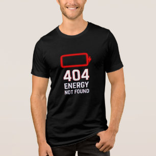Camisa De Combinação Tripla Não Encontrada De Ener