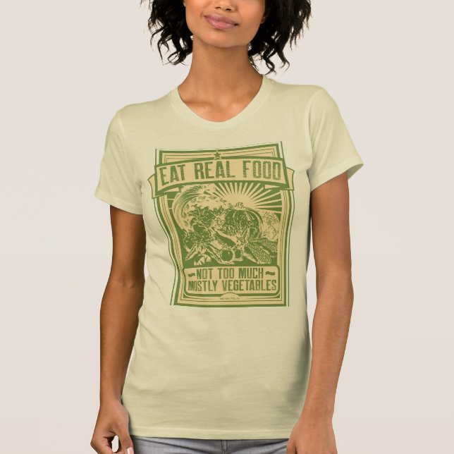 Camisa de COMIDA REAL COMER (Frente)