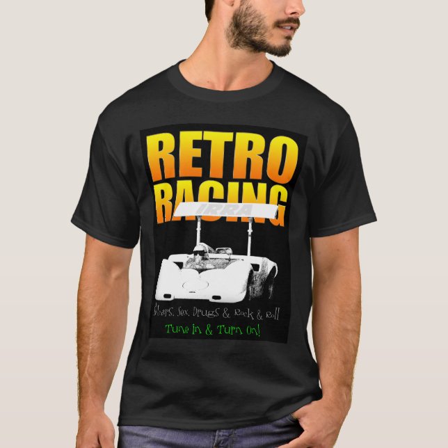 Camisa de competência retro de T (Frente)
