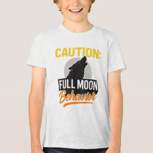 Camisa De Comportamento Da Lua Cheia - Lobisomem E