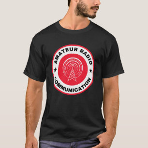 Camisa de Comunicação de Rádio Amador Vermelha
