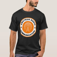 Camisa de comunicação rádio amadora Laranja