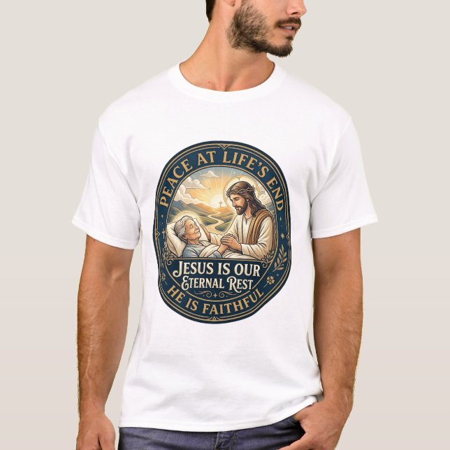 Camisa de conforto no final da vida Jesus Hospício (Frente)
