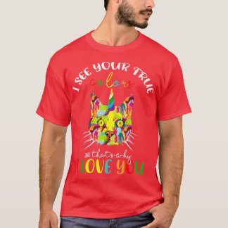 Camisa De Consciência Autismo Eu Vejo Sua Verdadei