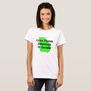 Camisa de Consciência da Doença de Lyme da Geórgia