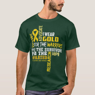 Camisa De Consciência Do Cancer Da Infância Que Vi