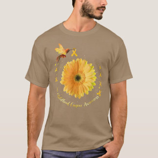 Camisa de Consciência do Cancer Infantil Hummingbi