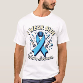 Camisa de Consciência do Dia Mundial do Diabetes