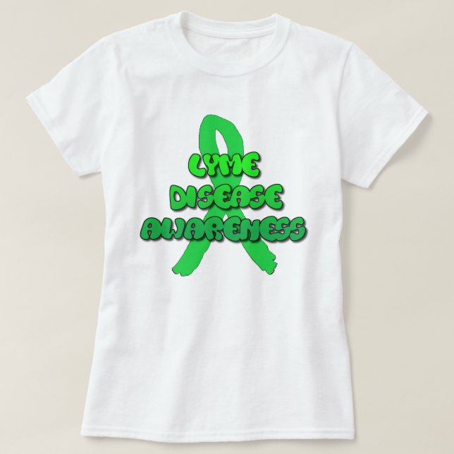 Camisa de Conscientização da Doença de Lyme (Frente do Design)
