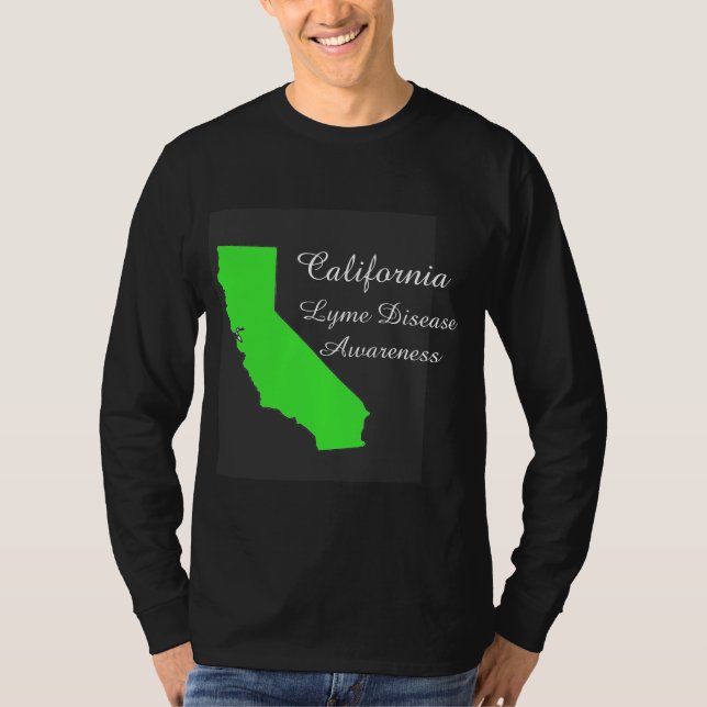 Camisa de Conscientização da Doença de Lyme da Cal (Frente)