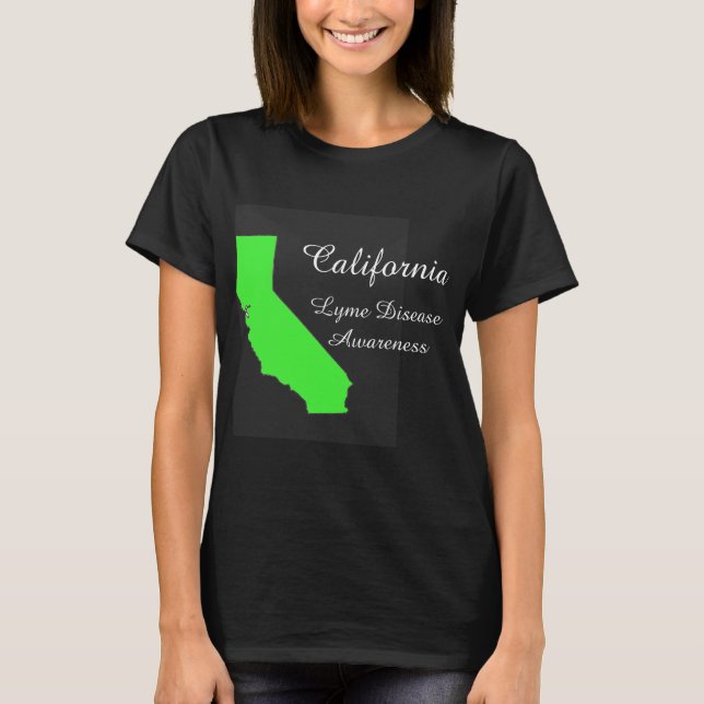 Camisa de Conscientização da Doença de Lyme da Cal (Frente)