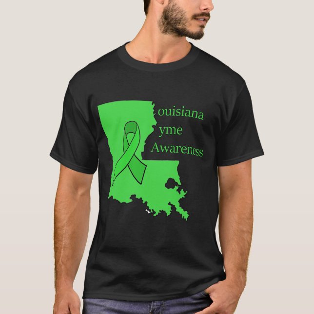 Camisa de Conscientização da Doença de Lyme na Lou (Frente)