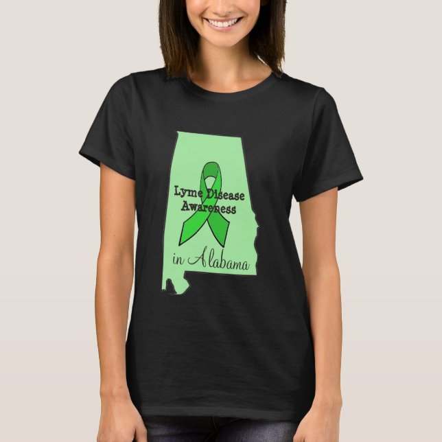 Camisa de Conscientização da Doença de Lyme no Ala (Frente)