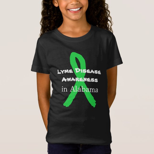 Camisa de Conscientização da Doença de Lyme no Ala (Frente)