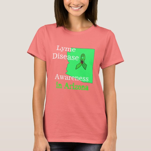 Camisa de Conscientização da Doença de Lyme no Ari (Frente)