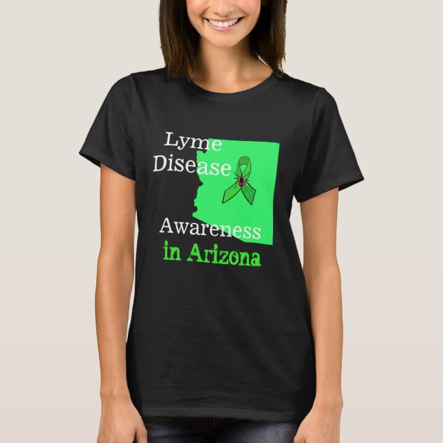 Camisa de Conscientização da Doença de Lyme no Ari (Frente)
