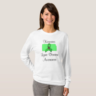 Camisa de Conscientização da Doença de Lyme no Kan
