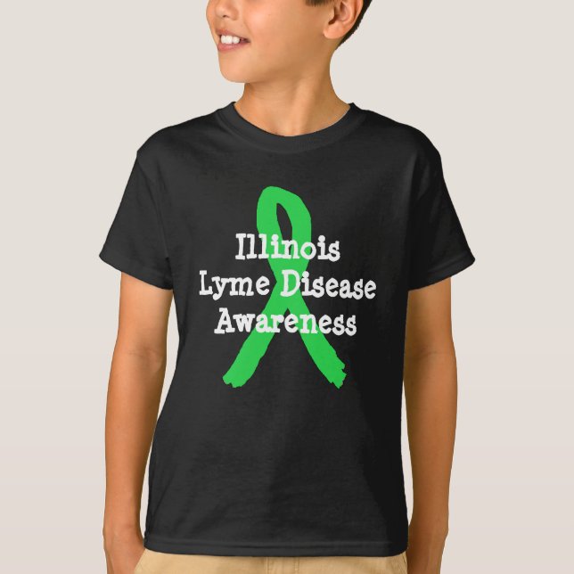 Camisa de Conscientização da Doença de Lyme para C (Frente)