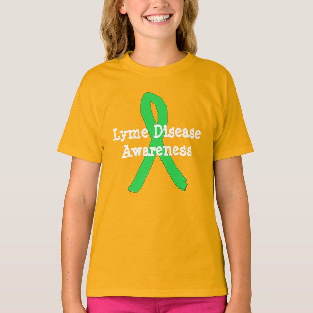Camisa de Conscientização da Doença de Lyme para C (Frente)